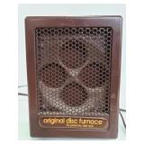 Original disc furniture small heater vintage