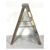 Vintage Wooden Michigan made stepladder