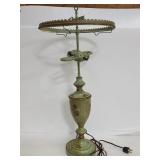 Vintage painted metal dpublw bulb lamp base