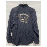 Harley Davidson Motorcycles button up shirt
