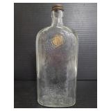 LaLalles glass vintage wine bottle