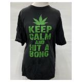Keep calm and hit a bong vintage t-shirt