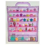 Shopkin collection in case