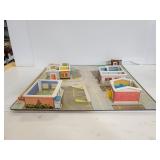Vintage childs town playset