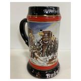 1992 Budweiser holiday beer stein