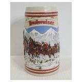1985 budweiser Clydesdales holiday stein