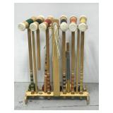 Vintage sport craft croquet game