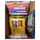 Collection of cookbooks and recipe books