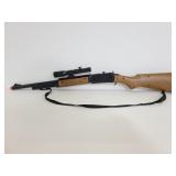 Toy rifle with scope