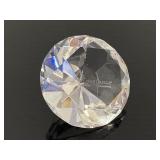 Algordanza Swiss made cut glass diamond-like prism