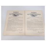 Vintage Army of the United states letters