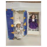 Two vintage porcelain dolls
