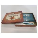 Tin of National Geographic map poster