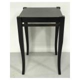 Tall wood accent side table