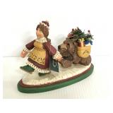 New David Frykman Studio G Mrs Claus & Bear Figure