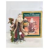 Vintage Deluxe Santa collectable resin figure