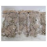 6 packs of gold Snowflake decorative garland