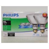Philips PAR38w pair of replacement bulbs