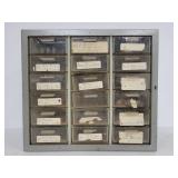 Metal 18 drawer hardware chest