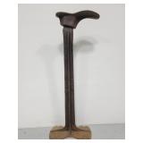 Antique cast iron cobbler shoe anvil