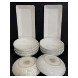 Better Homes & Gardens white ceramic dish set