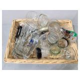 Large lot of assorted barware