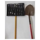 Yard and snow shovel combo