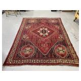 Antique handwoven Persian rug - 6x9ft