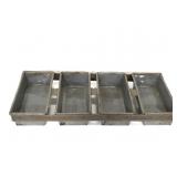 Antique Katzinger-47 steel strap bakery loaf pan