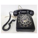 Vintage black rotary phone