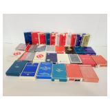 Large collection of Airline decks of playing cards