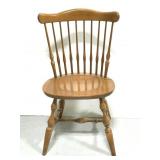Armless wooden chair