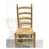 Wood hair with shaped back support