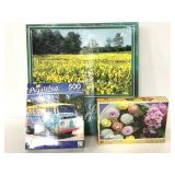 Three new sealed jigsaw puzzles