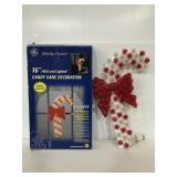 Vintage GE Holiday Classics 70 light candy cane