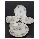 Registered U.S.A. porcelain snack trays