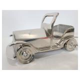 Cast metal silver tone car