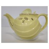 Vintage Hall yellow pardae teapot
