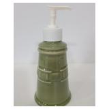 Longaberger pottery soap dispenser