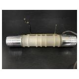 Vintage frosted glass tube light