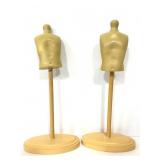 Two upper body displays