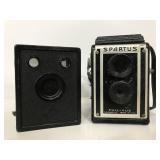 Two vintage cameras Spartus & Agfa