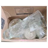 Collection of glass dishes