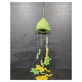 Ceramic frog wind chime