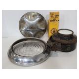 Vintage parts with Ford hubcap