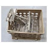 Lot of signs for display racks