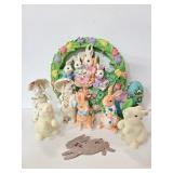 Spring/ Easter decor and figurines