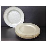 Pearlescent glass plates