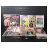Collection of sealed vintage cassette tapes