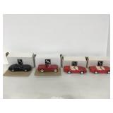 Lot of 4 AMT Ertl cars 3 corvette & 1 viper